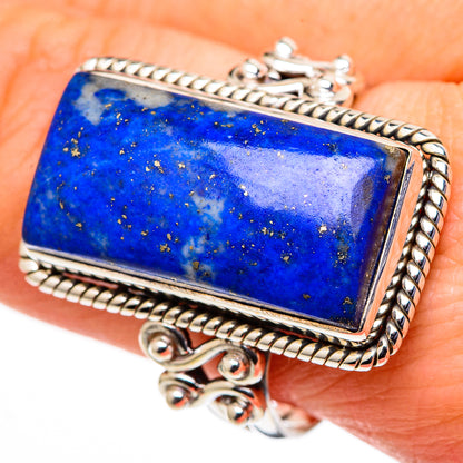Lapis Lazuli Rings handcrafted by Ana Silver Co - RING98890