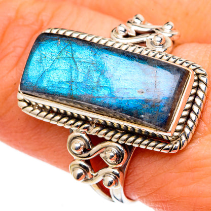 Labradorite Rings handcrafted by Ana Silver Co - RING98892