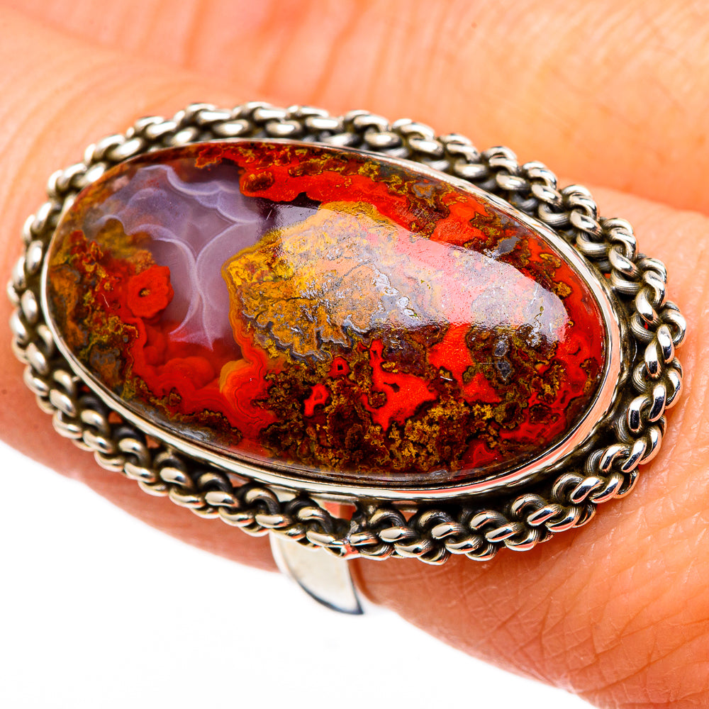 Mahogany Obsidian Rings handcrafted by Ana Silver Co - RING98901
