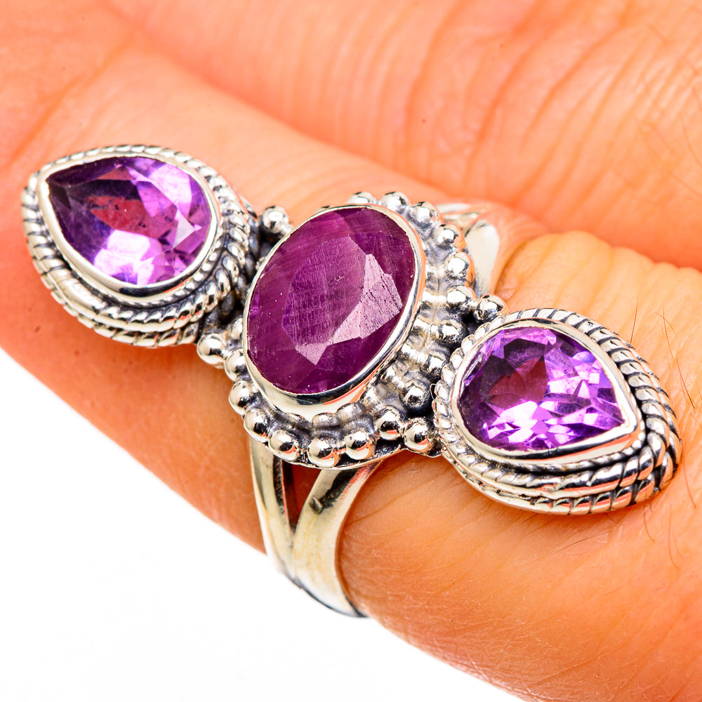 Ruby Rings handcrafted by Ana Silver Co - RING98905