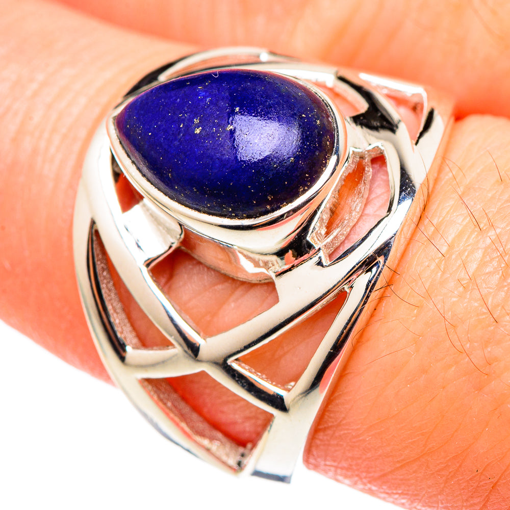 Lapis Lazuli Rings handcrafted by Ana Silver Co - RING98910