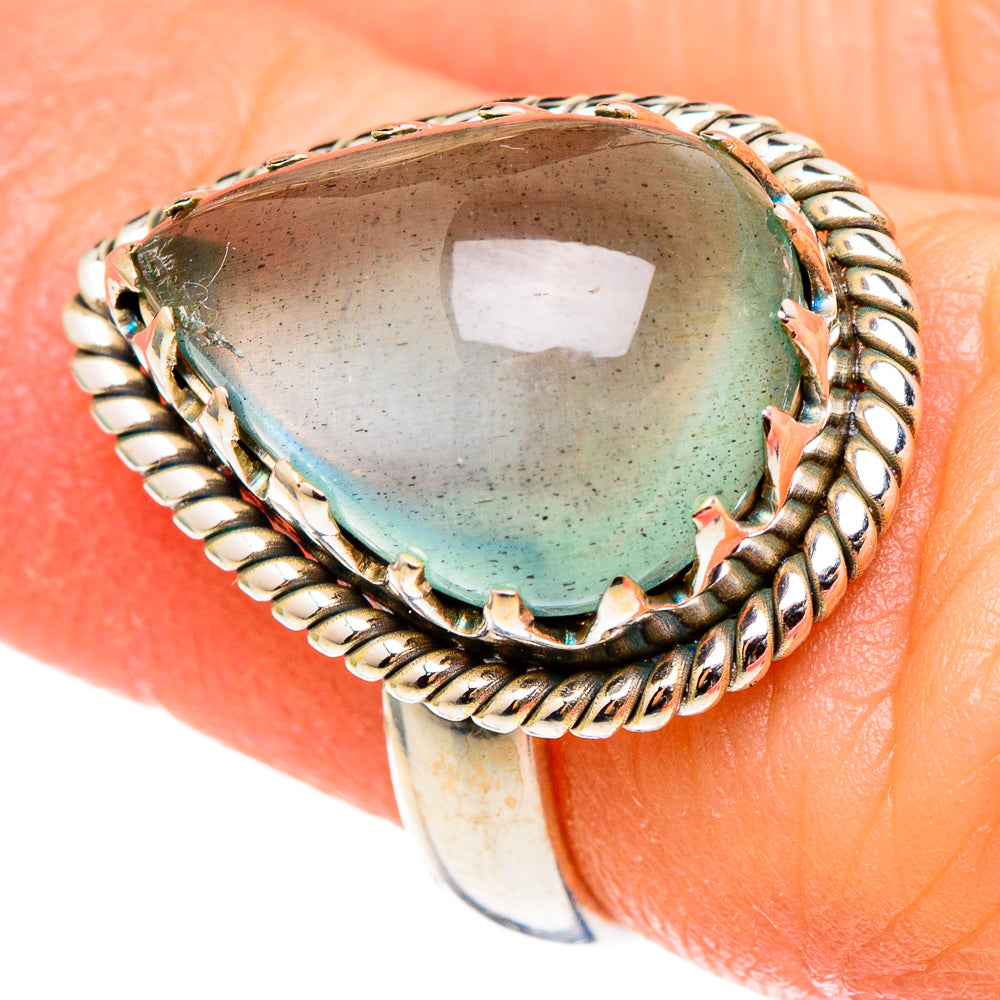 Aquamarine Rings handcrafted by Ana Silver Co - RING98913