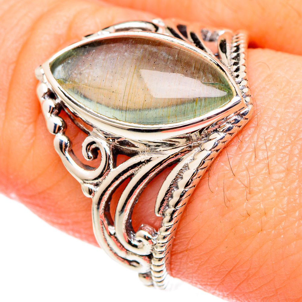 Aquamarine Rings handcrafted by Ana Silver Co - RING98914