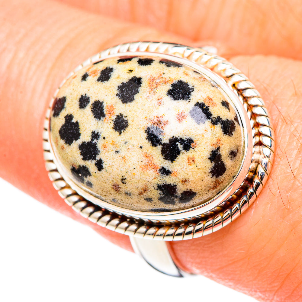 Dalmatian Jasper Rings handcrafted by Ana Silver Co - RING98917