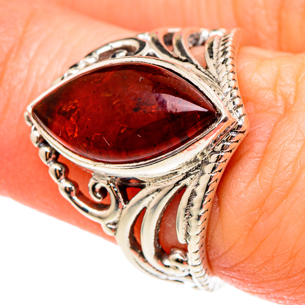 Baltic Amber Rings handcrafted by Ana Silver Co - RING98922
