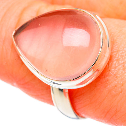 Rose Quartz Rings handcrafted by Ana Silver Co - RING98924