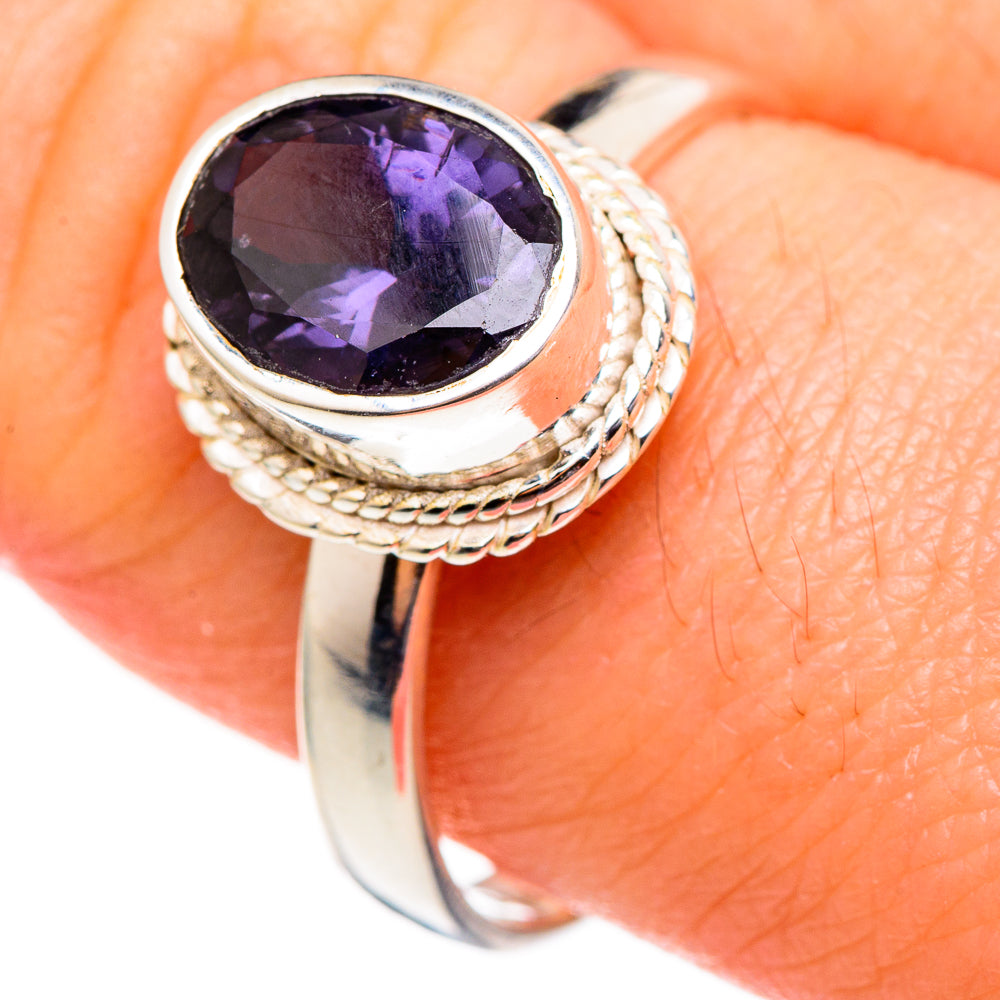 Violet Spinel Rings handcrafted by Ana Silver Co - RING98930