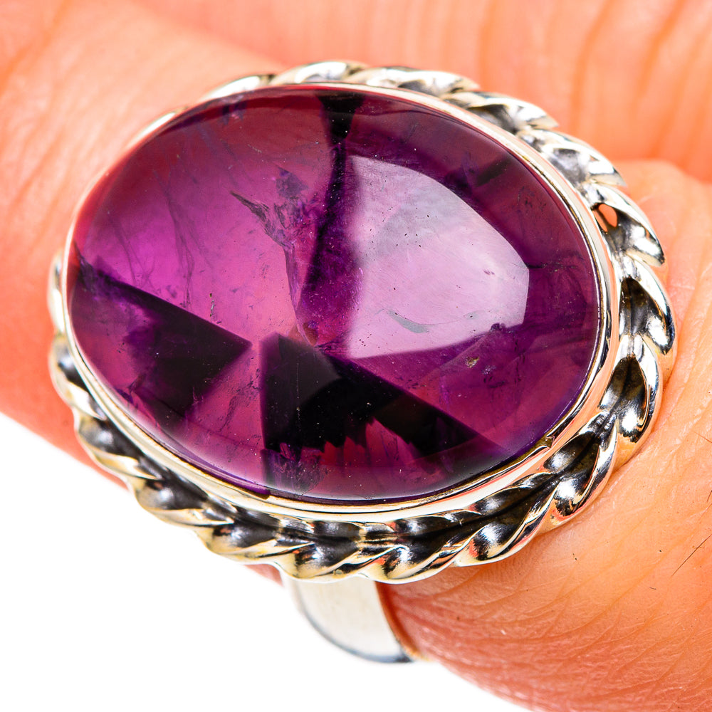Star Amethyst Rings handcrafted by Ana Silver Co - RING98931
