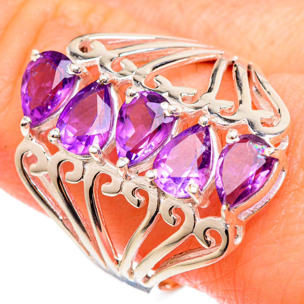 Amethyst Rings handcrafted by Ana Silver Co - RING98933