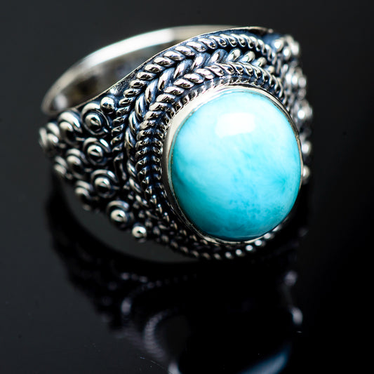 Larimar Rings handcrafted by Ana Silver Co - RING989332