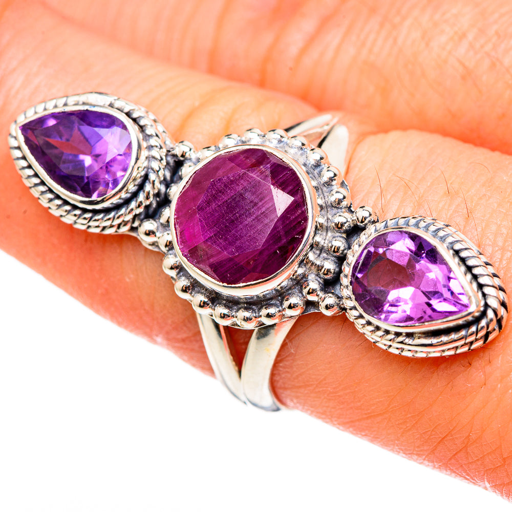 Ruby Rings handcrafted by Ana Silver Co - RING98942