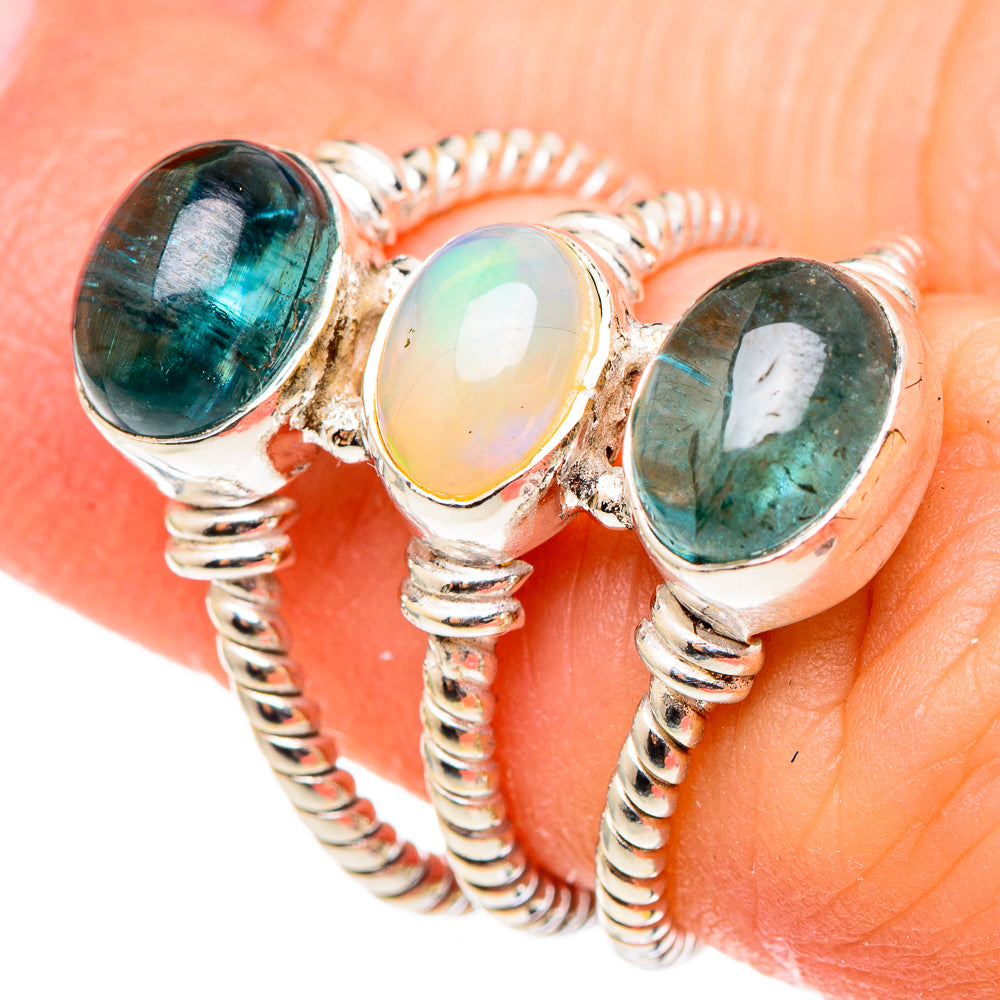 Ethiopian Opal Rings handcrafted by Ana Silver Co - RING98946