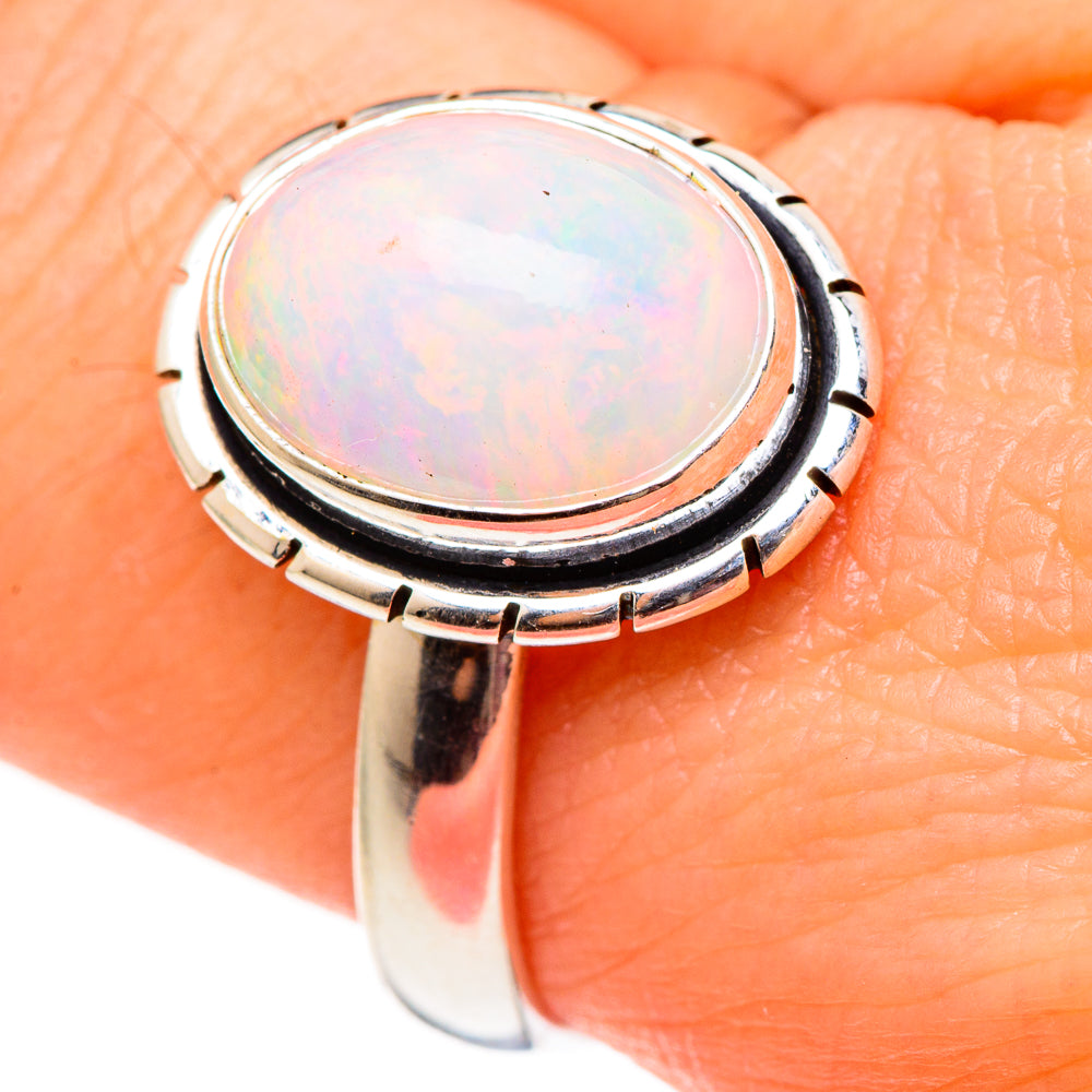 Ethiopian Opal Rings handcrafted by Ana Silver Co - RING98947