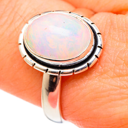 Ethiopian Opal Rings handcrafted by Ana Silver Co - RING98947