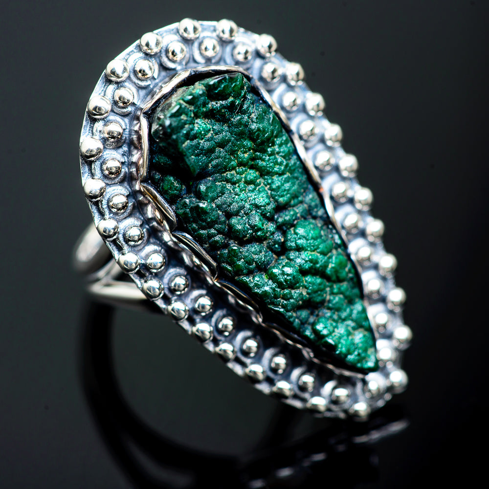 Blister Malachite Rings handcrafted by Ana Silver Co - RING989496