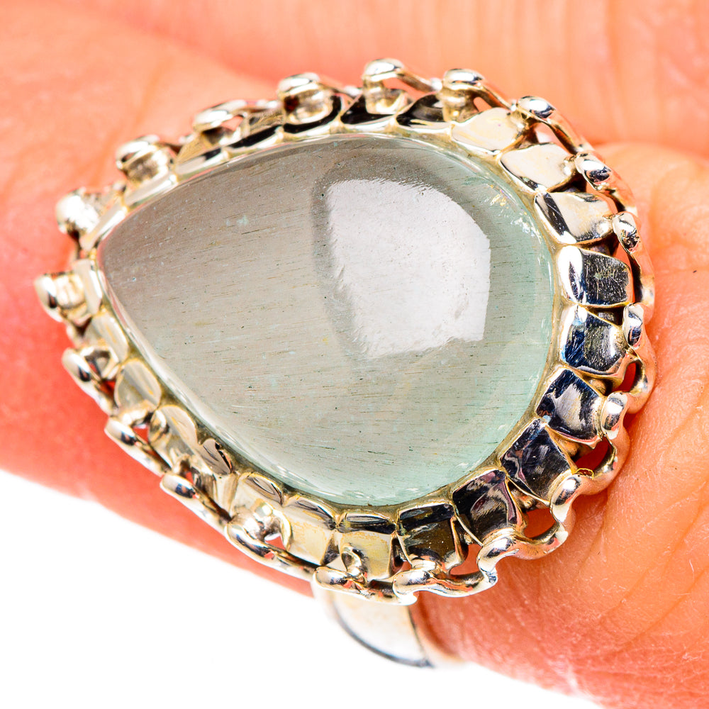 Aqua Chalcedony Rings handcrafted by Ana Silver Co - RING98951