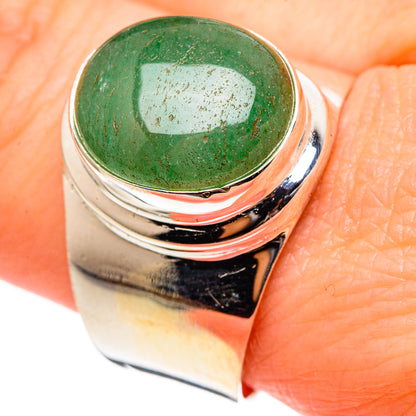 Green Aventurine Rings handcrafted by Ana Silver Co - RING98956