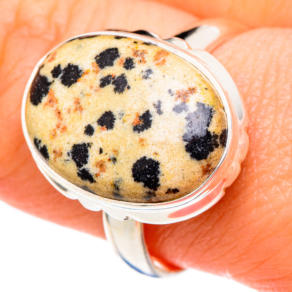 Dalmatian Jasper Rings handcrafted by Ana Silver Co - RING98959