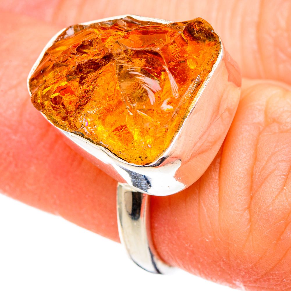 Citrine Rings handcrafted by Ana Silver Co - RING98961