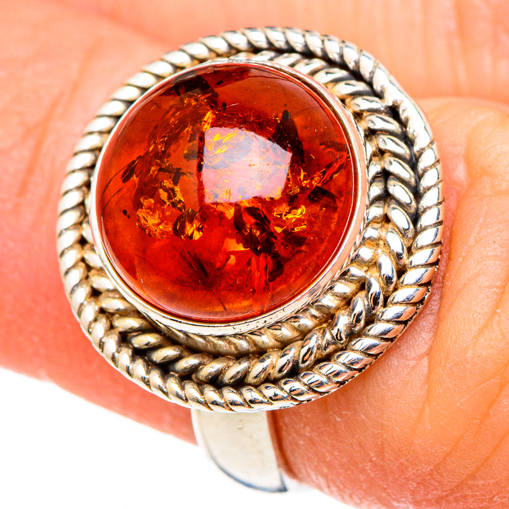 Baltic Amber Rings handcrafted by Ana Silver Co - RING98962