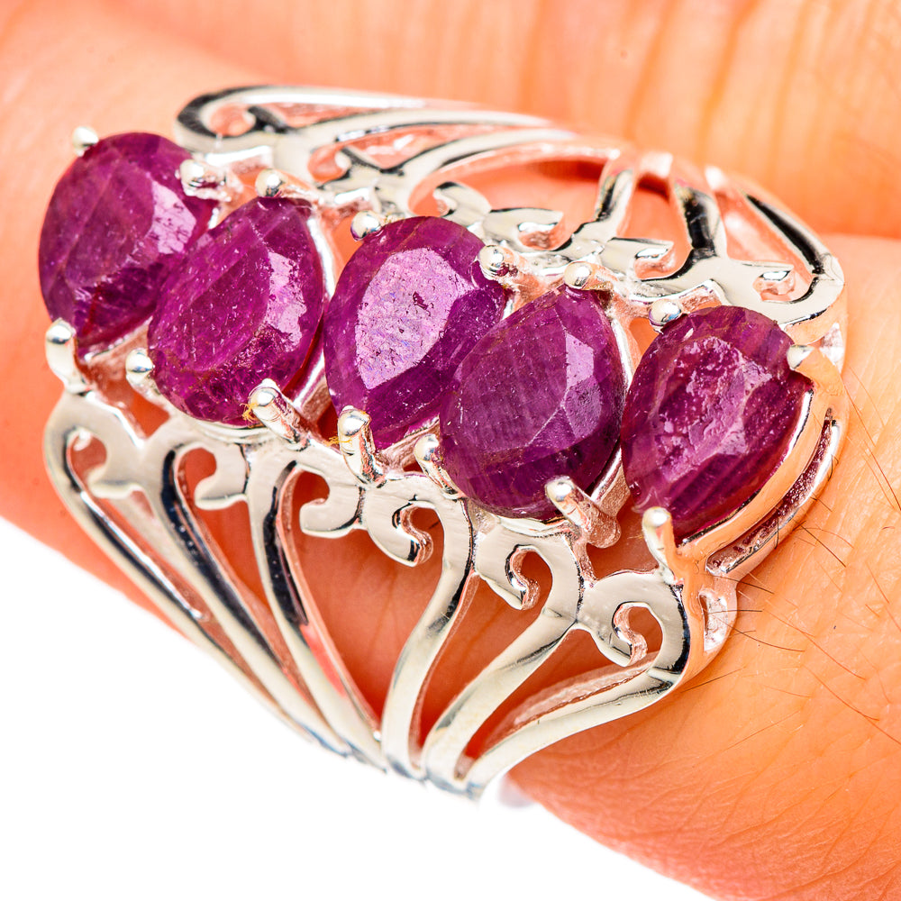 Ruby Rings handcrafted by Ana Silver Co - RING98964