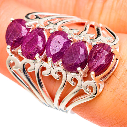 Ruby Rings handcrafted by Ana Silver Co - RING98964