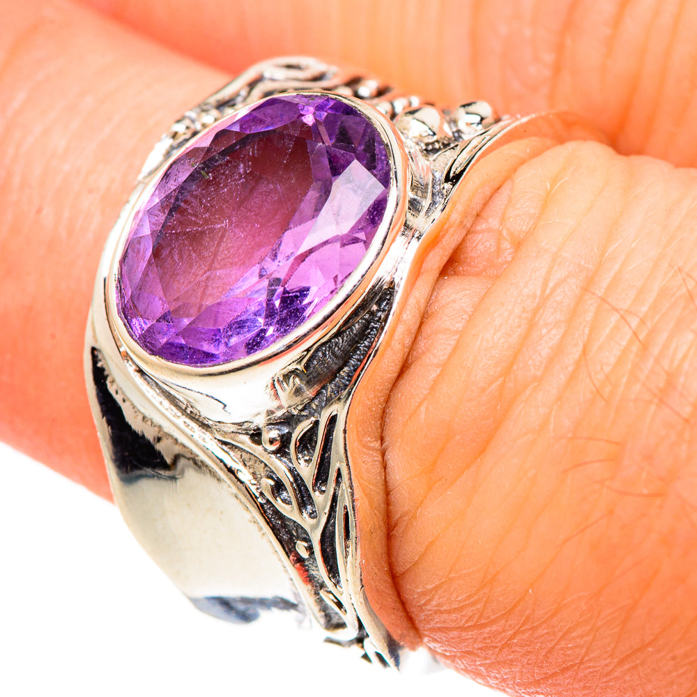 Color Change Alexandrite (lab.) Rings handcrafted by Ana Silver Co - RING98968