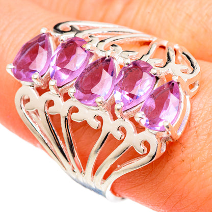 Color Change Alexandrite (lab.) Rings handcrafted by Ana Silver Co - RING98969