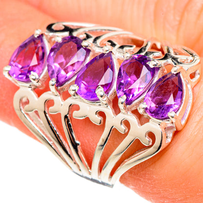 Amethyst Rings handcrafted by Ana Silver Co - RING98974