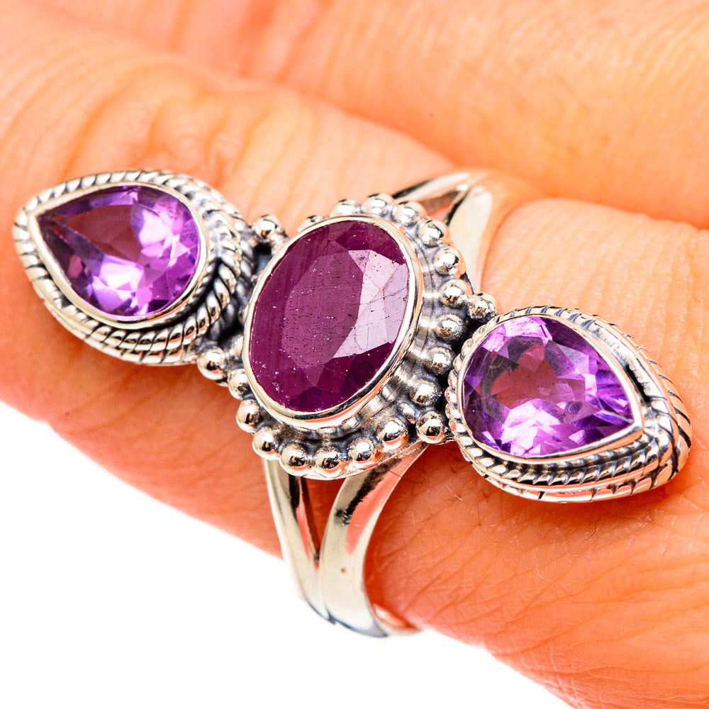 Ruby Rings handcrafted by Ana Silver Co - RING98981