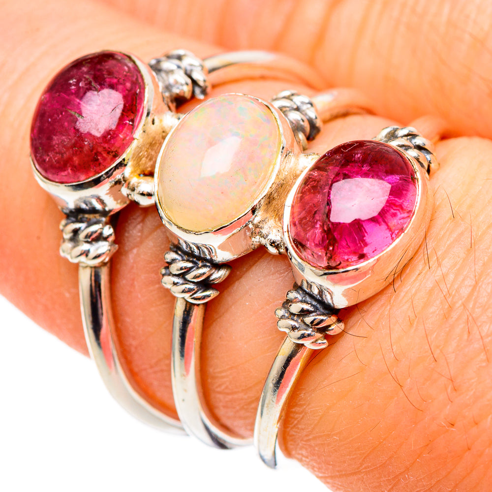 Ethiopian Opal Rings handcrafted by Ana Silver Co - RING98984