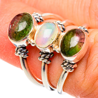 Ethiopian Opal Rings handcrafted by Ana Silver Co - RING98986