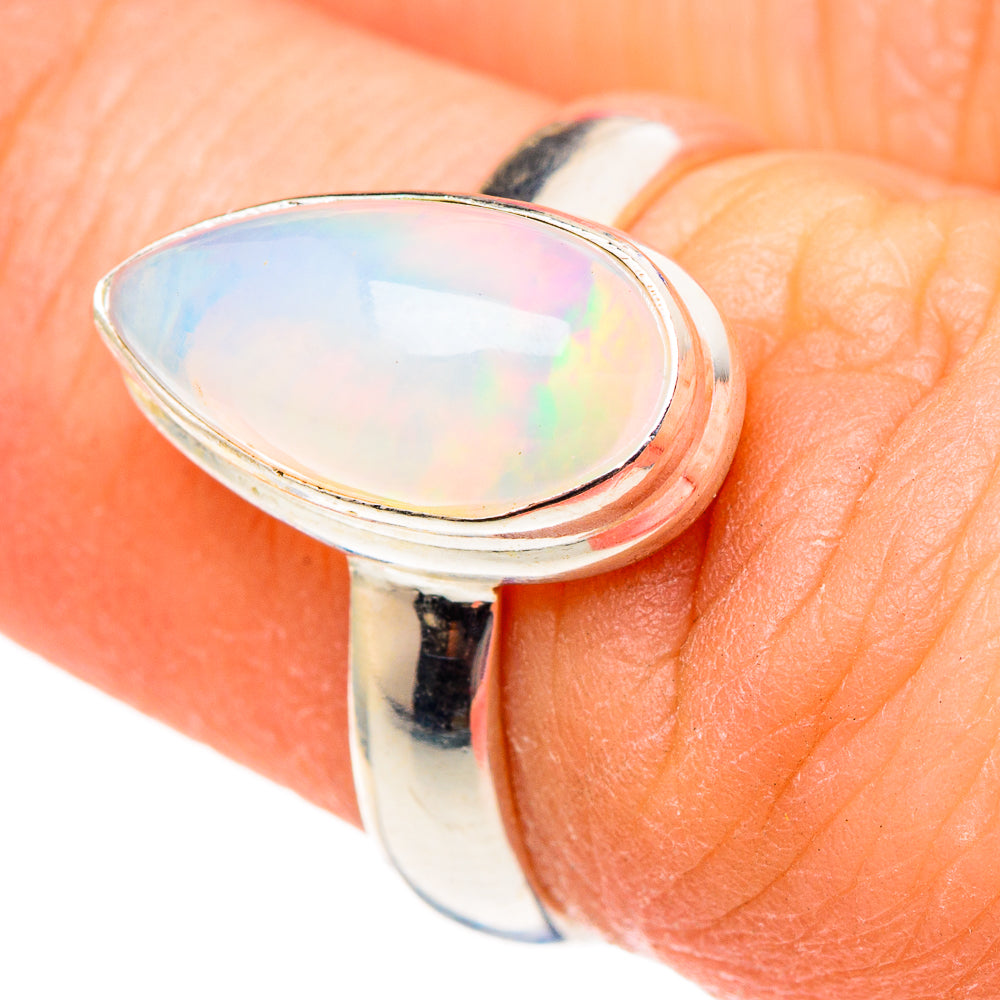 Ethiopian Opal Rings handcrafted by Ana Silver Co - RING98987