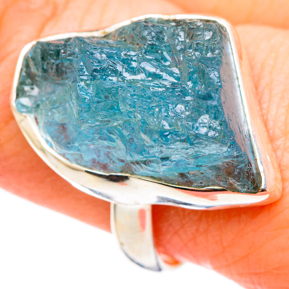 Aquamarine Rings handcrafted by Ana Silver Co - RING98991