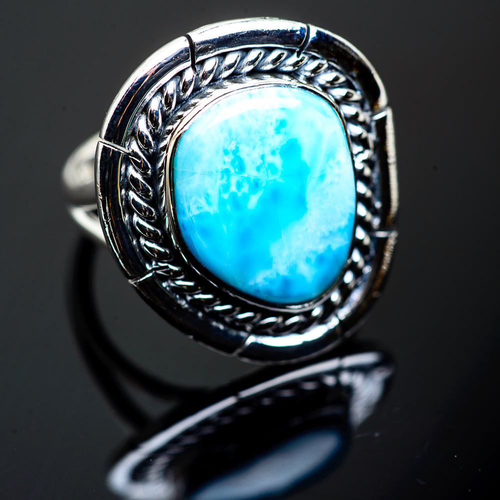 Larimar Rings handcrafted by Ana Silver Co - RING989957