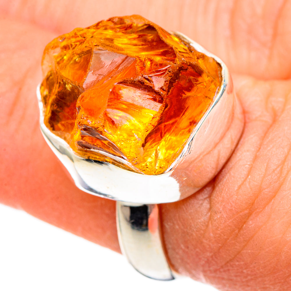 Citrine Rings handcrafted by Ana Silver Co - RING98998