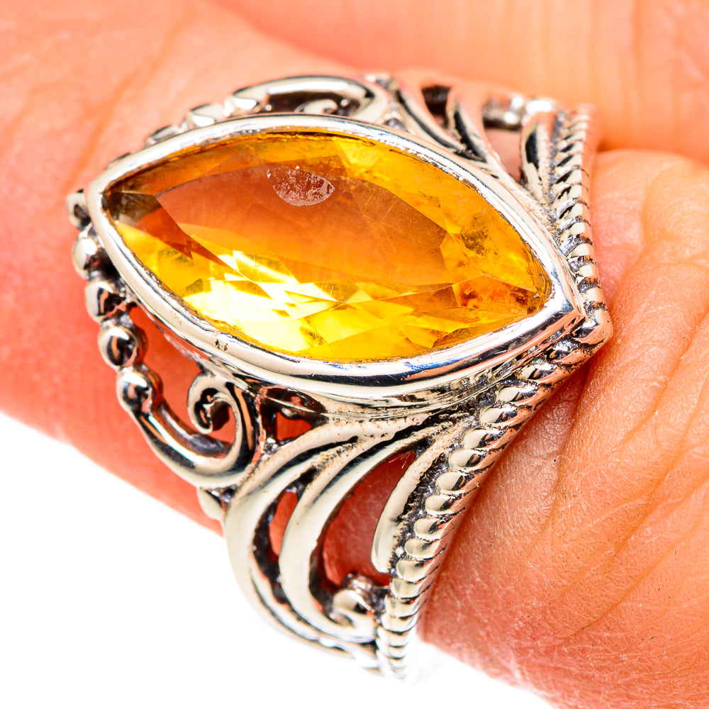 Citrine Rings handcrafted by Ana Silver Co - RING98999
