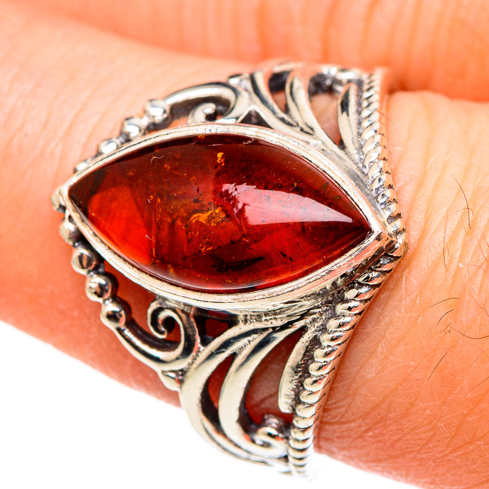 Baltic Amber Rings handcrafted by Ana Silver Co - RING99000