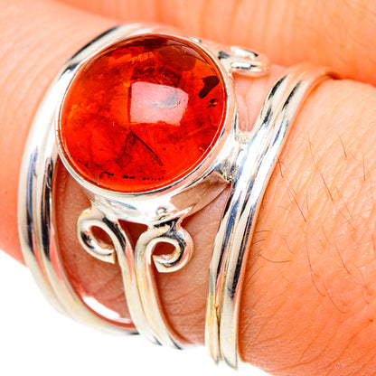 Baltic Amber Rings handcrafted by Ana Silver Co - RING99001