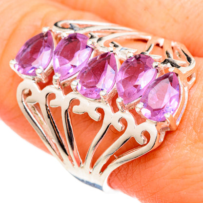Color Change Alexandrite (lab.) Rings handcrafted by Ana Silver Co - RING99007