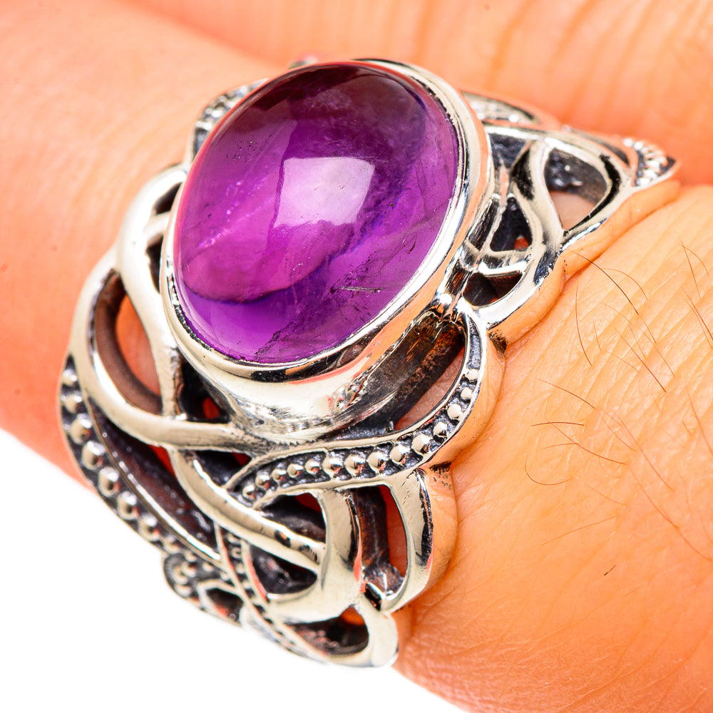 Amethyst Rings handcrafted by Ana Silver Co - RING99009