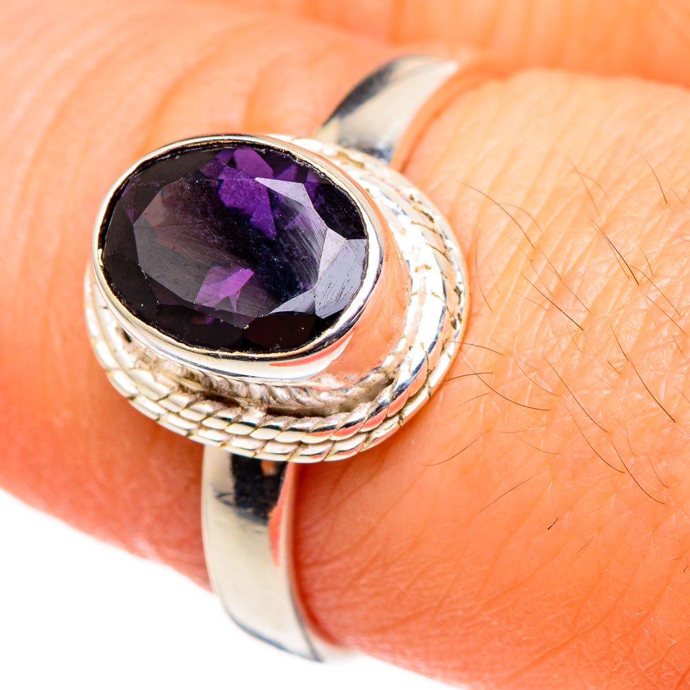 Purple Spinel Rings handcrafted by Ana Silver Co - RING99014