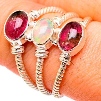 Ethiopian Opal Rings handcrafted by Ana Silver Co - RING99021
