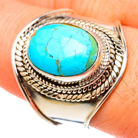 Turquoise Rings handcrafted by Ana Silver Co - RING99026