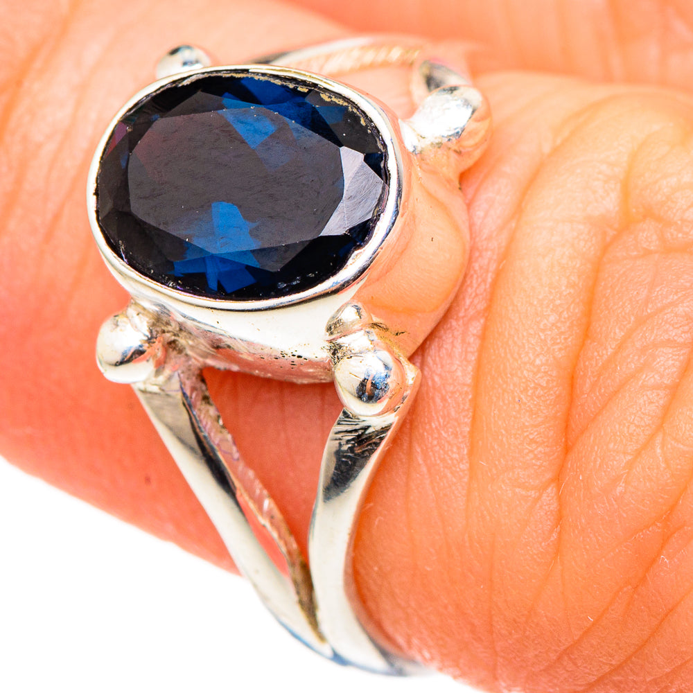 Blue Spinel Rings handcrafted by Ana Silver Co - RING99028