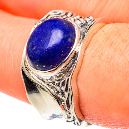 Lapis Lazuli Rings handcrafted by Ana Silver Co - RING99029
