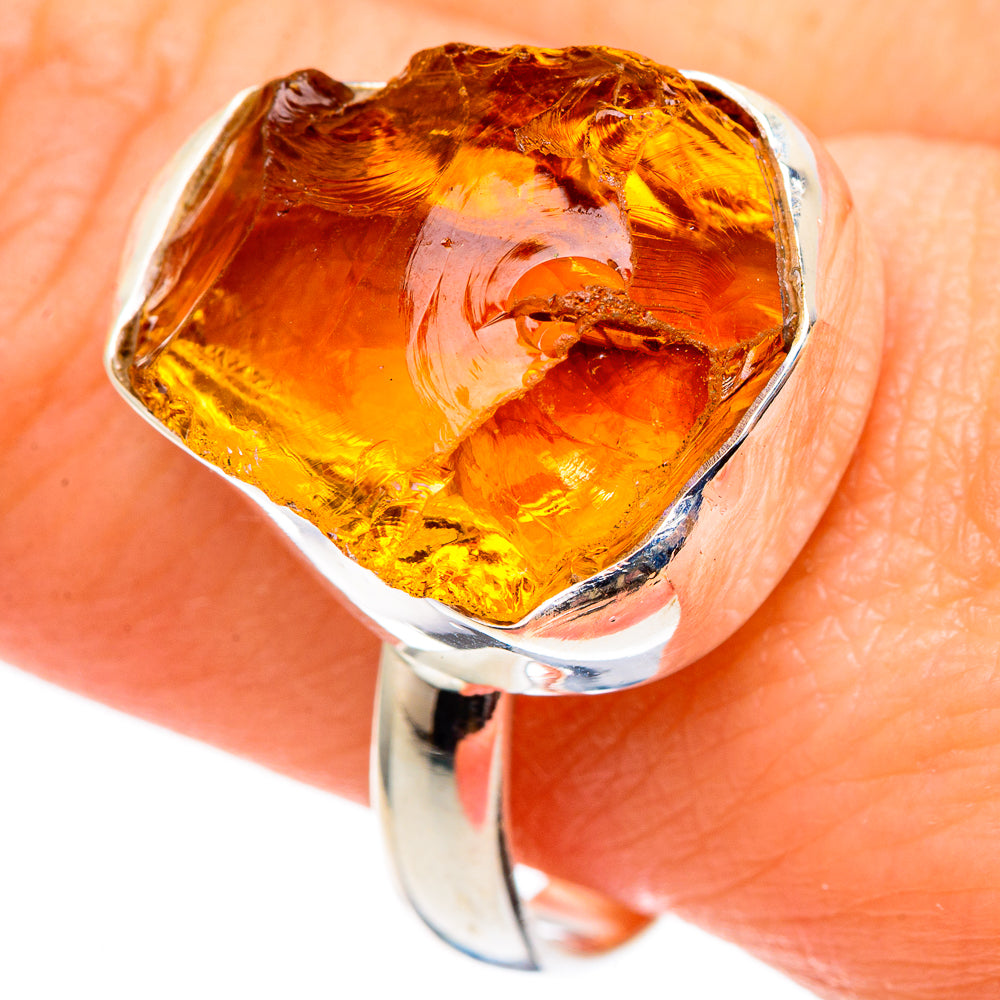 Citrine Rings handcrafted by Ana Silver Co - RING99035