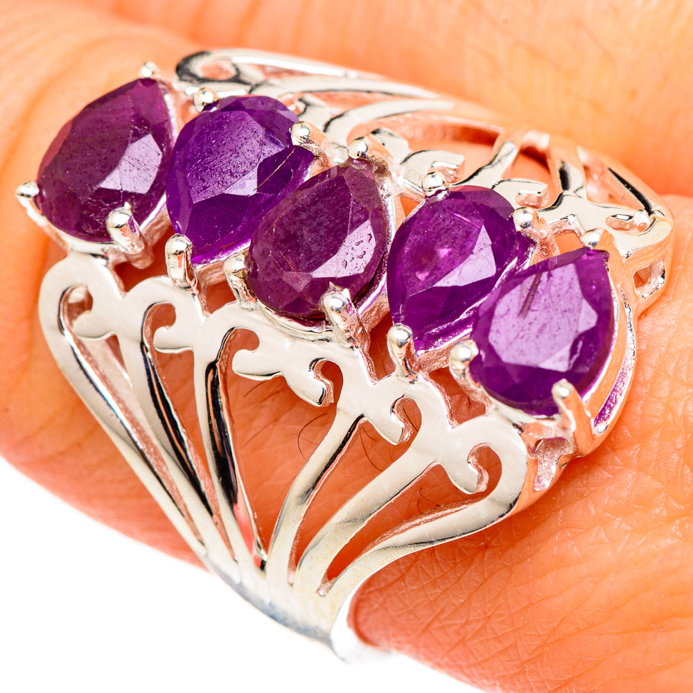 Ruby Rings handcrafted by Ana Silver Co - RING99037