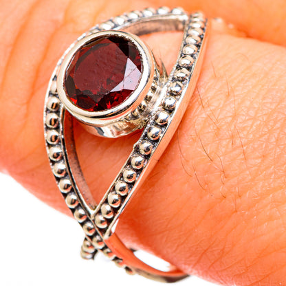Garnet Rings handcrafted by Ana Silver Co - RING99040