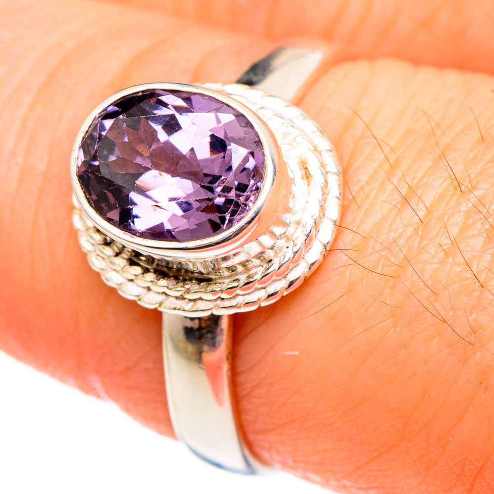 Color Change Alexandrite (lab.) Rings handcrafted by Ana Silver Co - RING99044